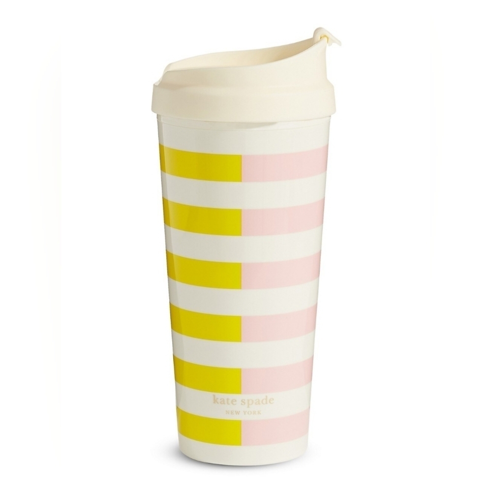 Kate Spade New York ♠️ Two-Tone Striped Insulated Tumbler - Picture 10 of 10